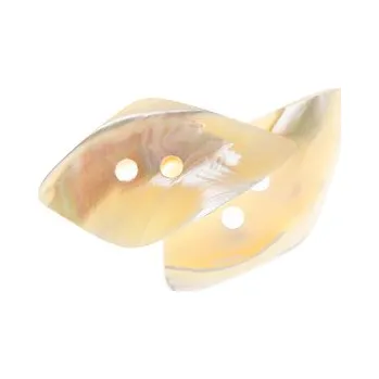 Knoflík - sada 2 ks - Perleťová - 50x28 mm