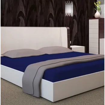 Povlečení Povlečení granátově modré s gumičkou - bavlněný satén Šírka: 90 cm | Dĺžka: 200 cm