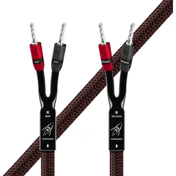 Audio kabel Audioquest Rocket 33 FR banánky - Silver 3,5m (Reproduktorové kabely Full Range (cena za pár))
