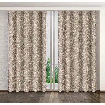 Závěs Zatemňovací závěsy se vzorem květů Délka: 270 cm