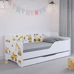 Dětská postel pro malé stavitele 160x80 cm