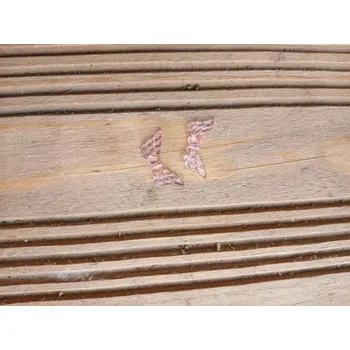 Materiál na výrobu šperku andělská křídla - plast, 20 x 10 mm, sv. růžová