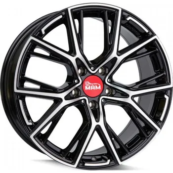 Alu kolo MAM Alu Kola Mam B4 8.5X19 5X112 ET45 Black Front Polish 72.6