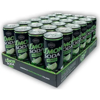 Iontový nápoj 24x Mojitosoda italská limonáda 330ml