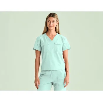 Dámské tričko Double-Pocket Shirt e.s.avida, dámska velikost 40 jemně zelená Strauss