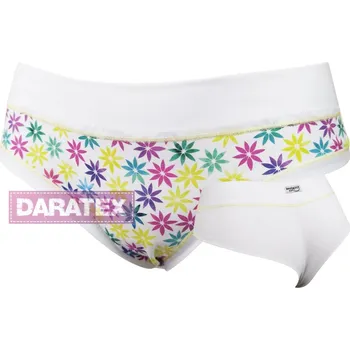 Kalhotky LOVELYGIRL dámské brazilky D6532 bílá