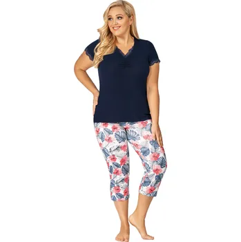 Dámské pyžamo DONNA MILA dámské pyžamo dark blue