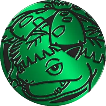 Sběratelská karetní hra The Pokémon Company Pokémon TCG: Venusaur Large Collectible Coin (Green Mirror Holofoil)