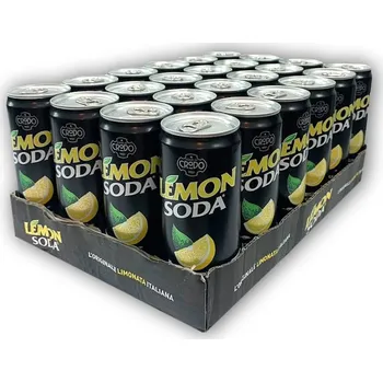 Nápoj pro sportovce 24x Lemonsoda italská limonáda 330ml