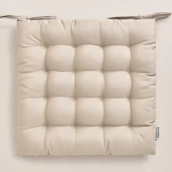 Podsedák Krémový podsedák na židli 40x40 cm