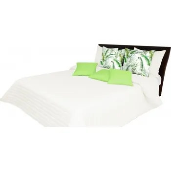 Přehoz na lůžko Světlo krémový přehoz na postel s prošívanými pásy Šířka: 200 cm | Délka: 220 cm