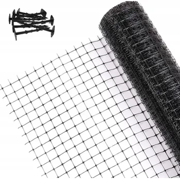 Mulčovací textilie Extra silná síťka proti krtkům 33 g/m² + 100 špendlíků zdarma Šírka: 2 m | Dĺžka: 200 m