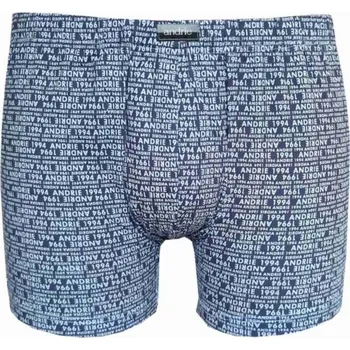 Trenýrky ANDRIE pánské boxerky PS5615 šedomodrá
