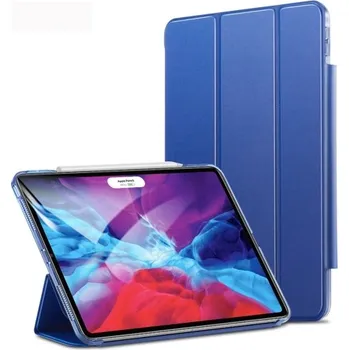 Pouzdro na tablet Pouzdro z PU kůže pro Apple iPad Pro 12.9 (2020) + slot pro Apple Pencil - Navy Blue