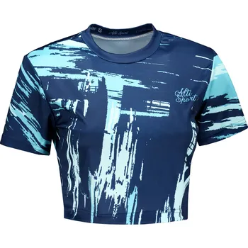Dámské tričko Dámský crop top premium ALTISPORT VOJ/ALW010TR07 KRÁLOVSKÁ MODRÁ KRÁLOVSKÁ MODRÁ L