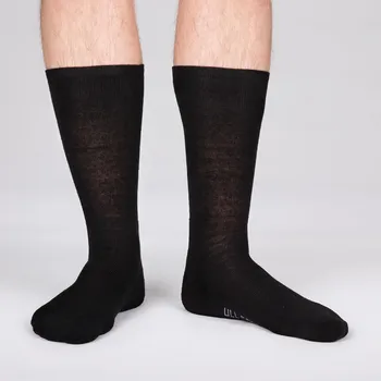 Pánské ponožky Pánské merino ponožky s froté pod chodidlem COMFY SAFA - černá Velikost: 46-48