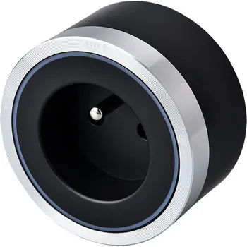 Elektrická zásuvka Zásuvkový modul Viking A30SB, stříbrno-černá/výstupy - 1xAC/výkon až 2500W/230V,16A,50Hz/Zásuvka typ