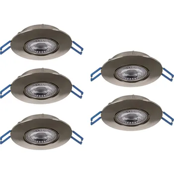 Koupelnové svítidlo Vestavné svítidlo GEDREZ, 5 ks EGLO 300194