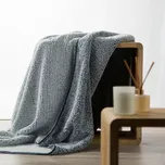 Kvalitní deka se strukturou beránka - modrá Šířka: 200 cm | Délka: 220 cm