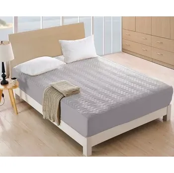 Chránič matrace Prošívaný chránič matrace - šedý Šírka: 90 cm | Dĺžka: 200 cm