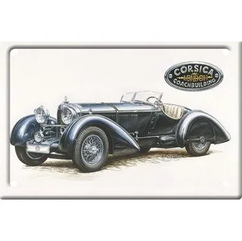 Plechová cedule Plechová cedulka auta Corsica, 150 x 100 mm