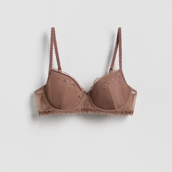 Dámský kabát Reserved - LADIES` BRASSIERE - zlatavá hnědá - 197EZ-82X - 197EZ-82X-85C