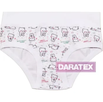 Dívčí spodní prádlo ALVADA italské dívčí kalhotky B9534 bílá