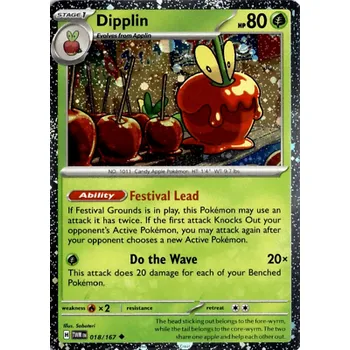 Sběratelská karetní hra The Pokémon Company Pokémon TCG: Dipplin 018/167 COSMOS HOLO