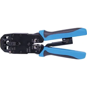 Kleště XtendLan Kleště krimpovací profi s ráčnou RJ45, RJ12, RJ11