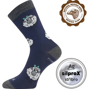 VoXX merino ponožky Vlněnka dětská tm.modrá