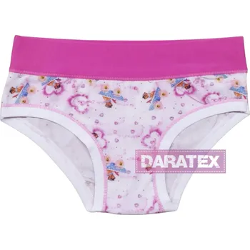 EMY bimba dívčí kalhotky B2886 tm.růžová