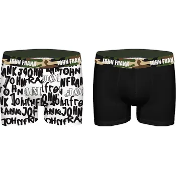 Boxerky Pánské boxerky sada 2ks John Frank JF2BBID02 maskáč