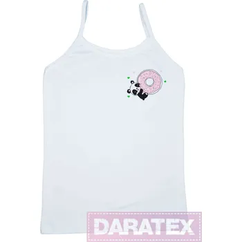 Dívčí tílko EMY bimba dívčí tílko SS573 bílá