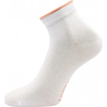 Dámské ponožky LONKA dámské ponožky Fides bílá/meruňková