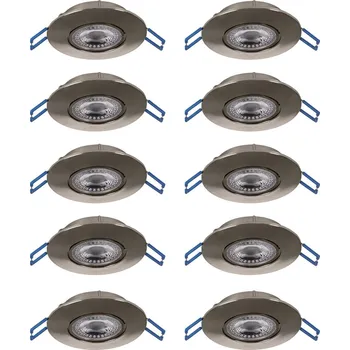 Koupelnové svítidlo Vestavné svítidlo GEDREZ, 10 ks EGLO 300196