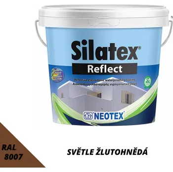 barva na beton NEOTEX Silatex Reflect - hydroizolace fasád a stěn Balení: 10 L, Barva: Světle žlutohnědá (8007)