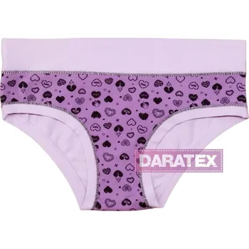 Dívčí spodní prádlo EMY bimba dívčí kalhotky B2890 tm.fialová