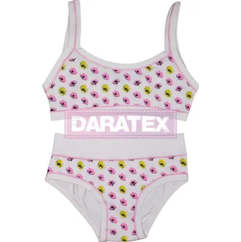 Dívčí spodní prádlo EMY bimba dívčí souprava BB591 růžová