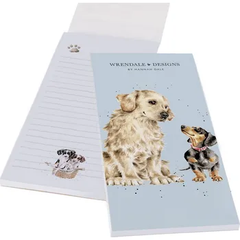 Dávkovač mýdla Wrendale Designs Wrendale nákupní seznam s magnetem Dogs First Dates psi 21x9,9cm