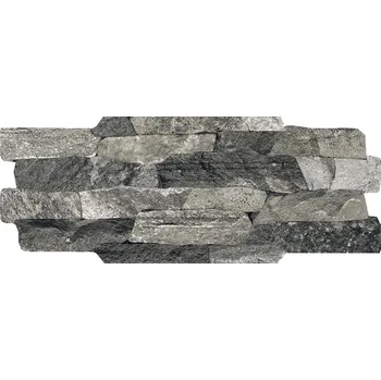 Obklad Brickup Breccia Antracite - obkládačka 16x42 šedá BKP240