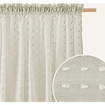 Závěs Béžový závěs Casablanca 300 x 250 cm