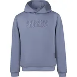 Pánská mikina s kapucí PROGRESS EMINENT XL Světle modrá