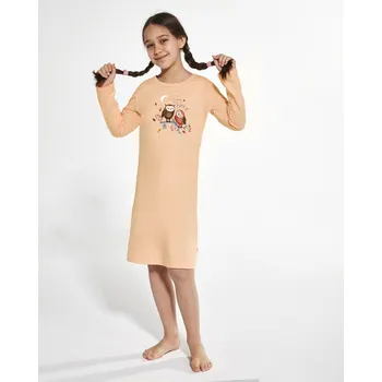 Dámská noční košile Cornette dívčí noční košile 258 Owls