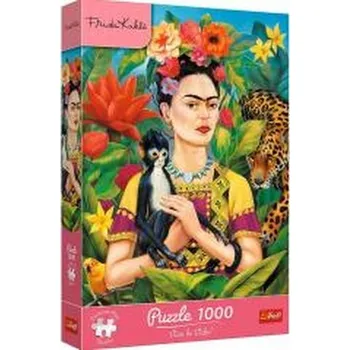 Puzzle Puzzle 1000 Frida Kahlo: Portret w dżungli TREFL