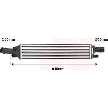 Chladič motoru Chladič turba VAN WEZEL 03004358