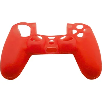 Stojan pro herní konzoli Silikonový obal na ovladač PS4 Barva: červená