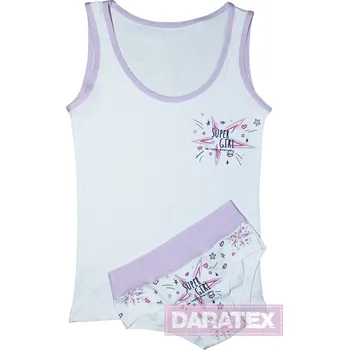 Dívčí oblečení EMY bimba dívčí souprava SL624+B2593 fialová