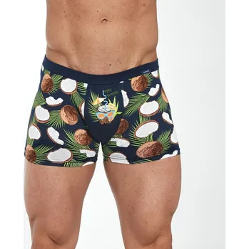 Boxerky Cornette pánské boxerky Tattoo 280/218 Coconut