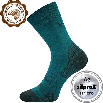 Pánská móda VoXX merino ponožky Optimus modro-zelená