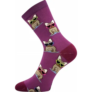 BOMA dívčí ponožky 0572143-XVI-D buldoček